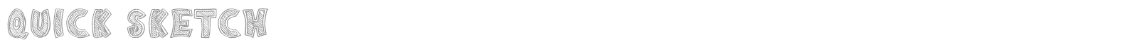 Quick Sketch font preview